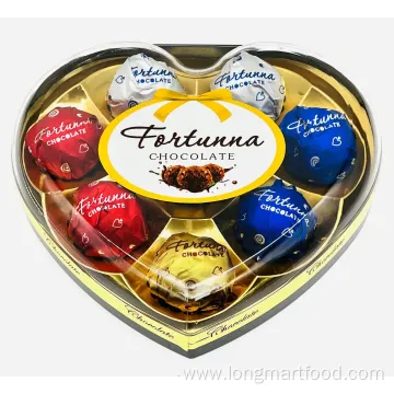 Heart-shaped Chocolate Wafer Ball Box